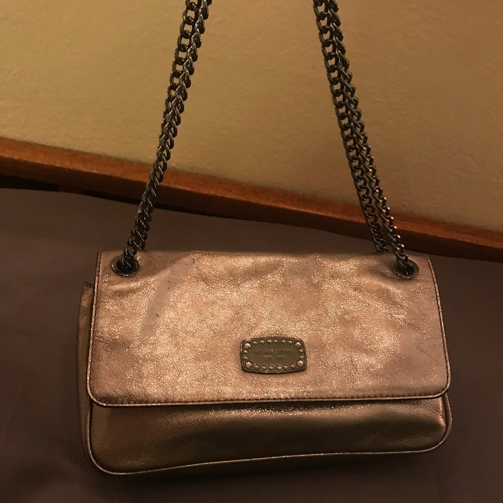 Michael Kors Holiday Silver clutch / cross body